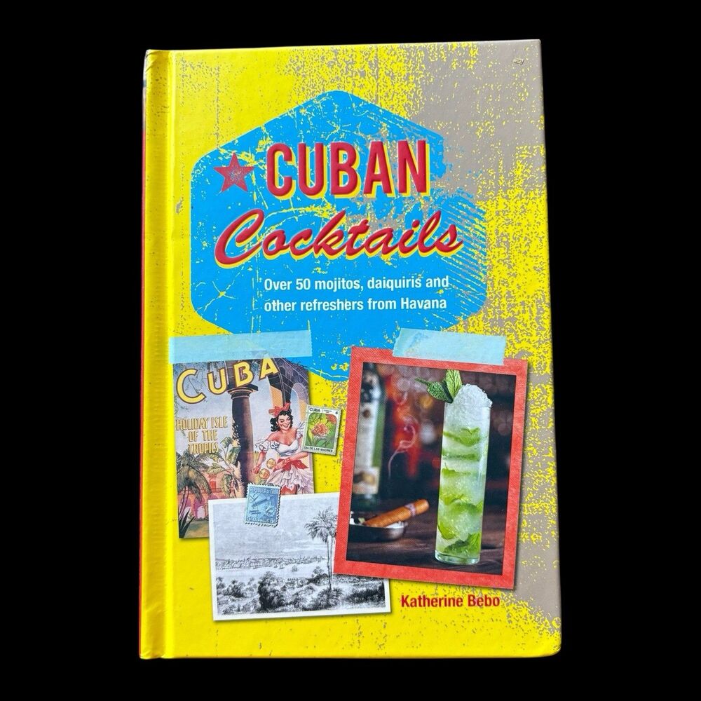 Cuban Cocktails Hardcover | 50+ Mojitos Daiquiris Havana Drinks Recipe Guide